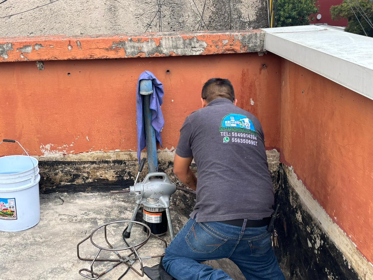 Servicio de Desazolves de Drenajes en la Colonia H Cámara de Senadores, Cuauhtémoc