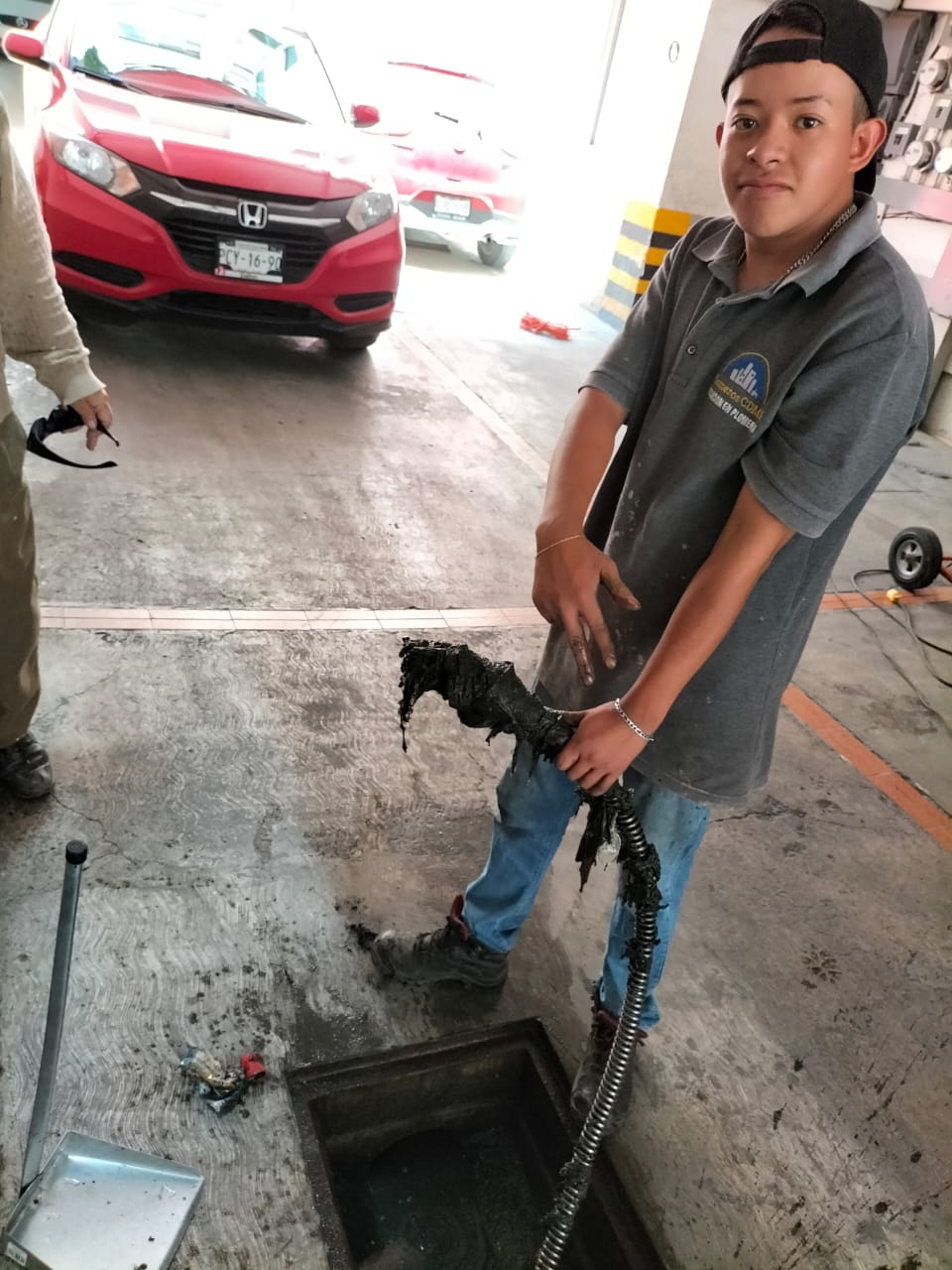 Servicio de Desazolves de Drenajes en la Colonia Prizo, Ecatepec