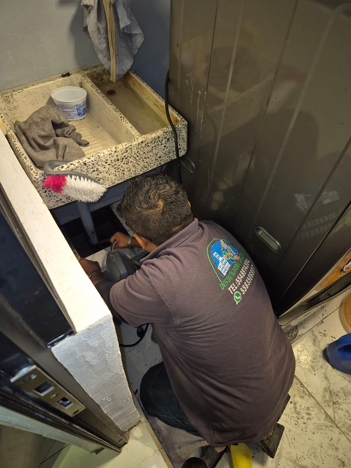 Servicio de Desazolves de Drenajes en la Colonia Centro Urbano Benito Juárez, Cuauhtémoc